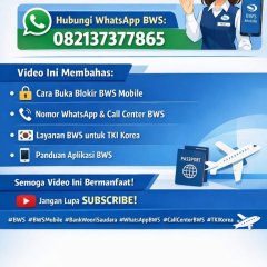 Mobile bangking BWS anda terblokir Tenang Hubungi whatsapp resmi bank woori saudara kita