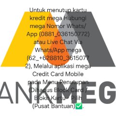 INI Cara Menutup kartu kredit Mega Berikut caranya penutupan kartu kredit bank Mega via online