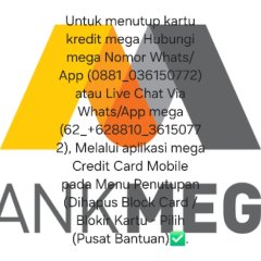 10 Tips Cara menutup menonaktifkan kartu kredit Bank Mega,cara tutup penutupan kartu kredit